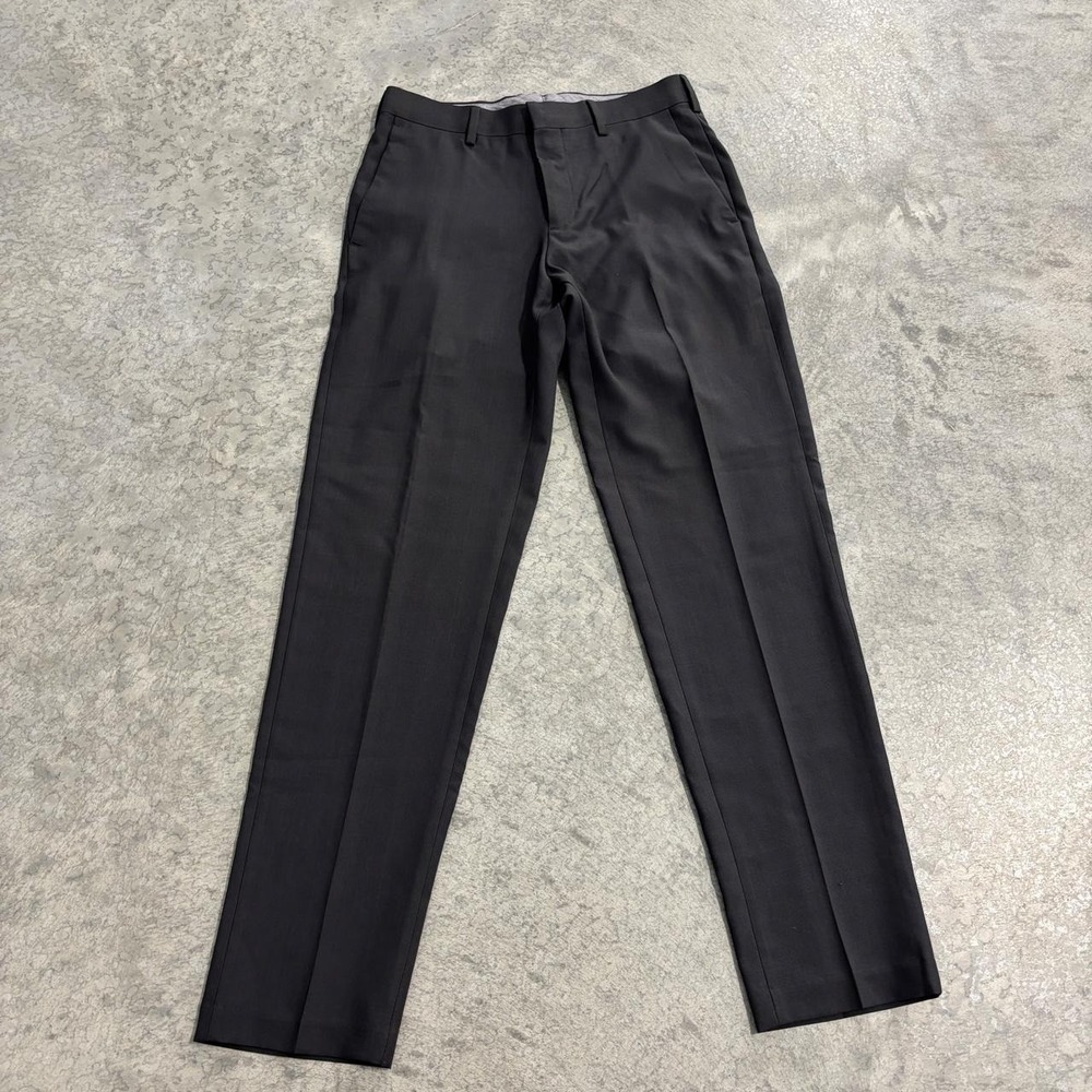Haggar Black Slim Fit Dress Pants 28x30 Business Casual Workwear